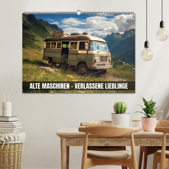 Alte Maschinen - verlassene Lieblinge (CALVENDO Wandkalender 2025)