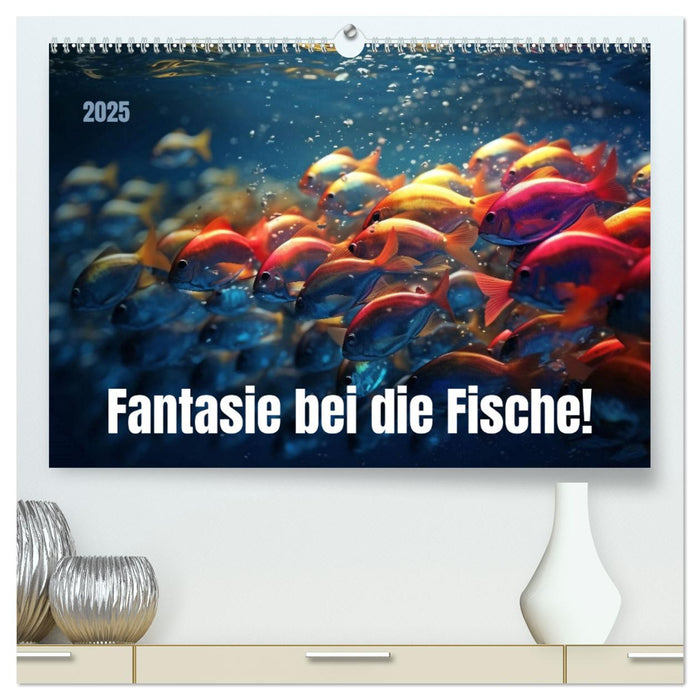 Fantasie bei die Fische! (CALVENDO Premium Wandkalender 2025)