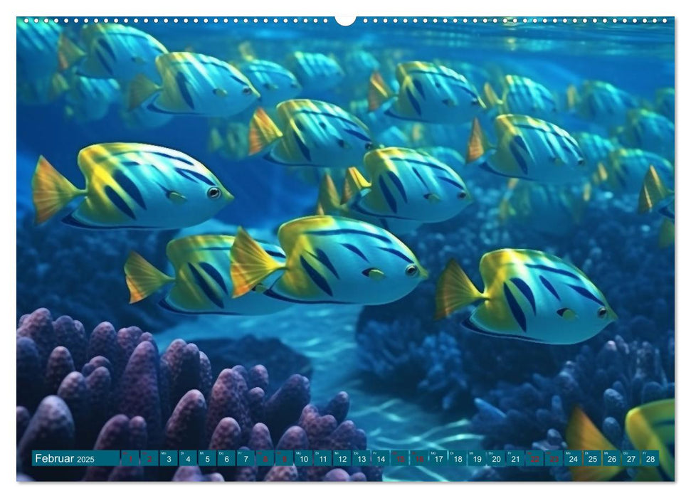 Fantasie bei die Fische! (CALVENDO Premium Wandkalender 2025)