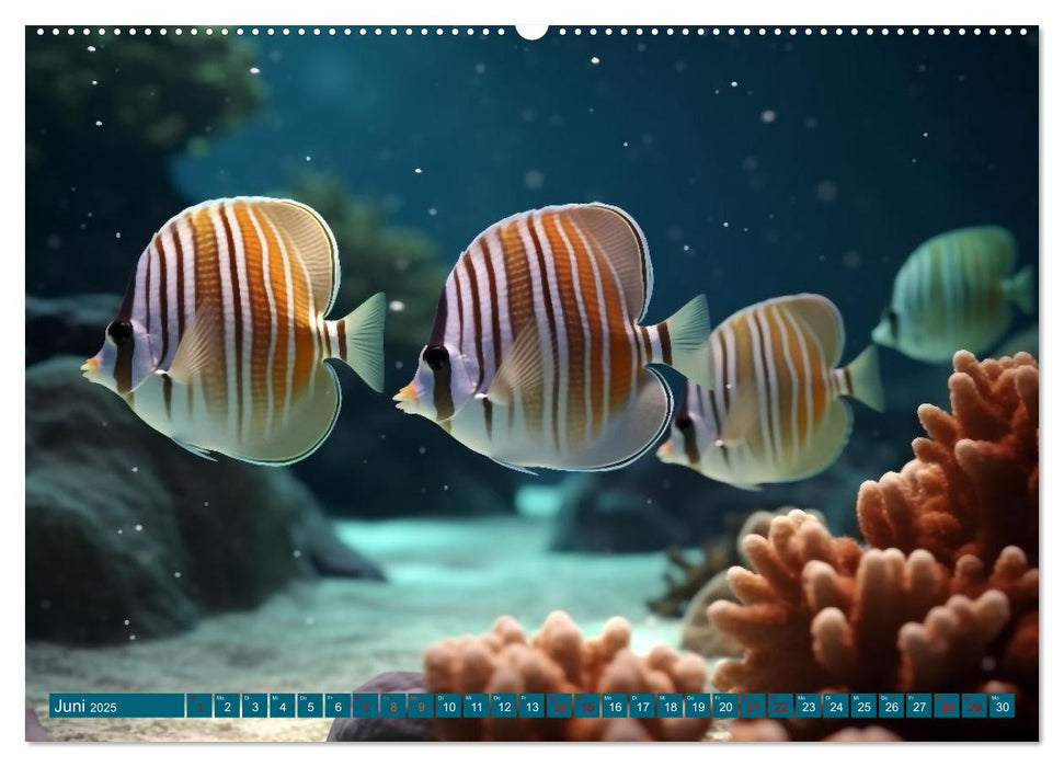 Fantasie bei die Fische! (CALVENDO Premium Wandkalender 2025)