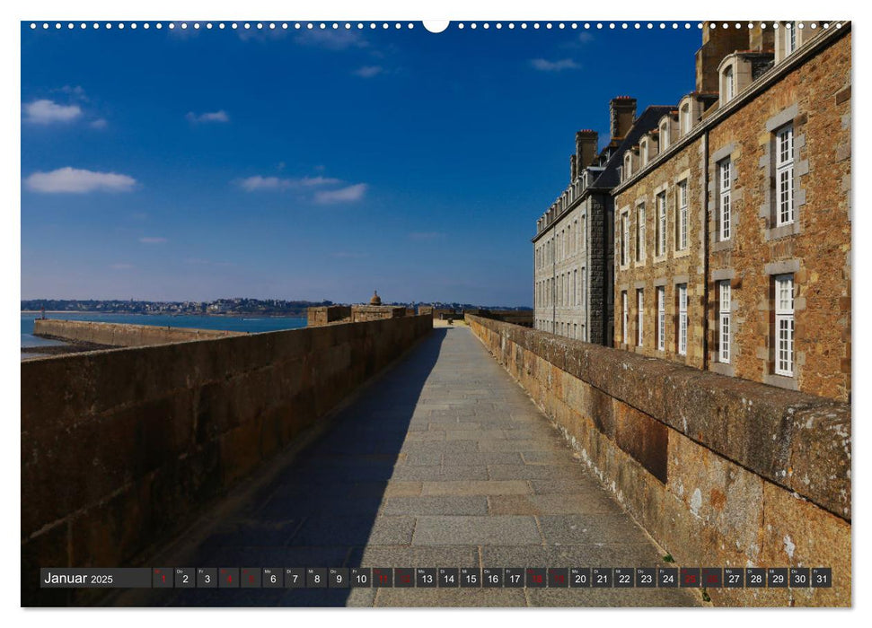 Saint-Malo - Ein gut geschützter Schatz (CALVENDO Wandkalender 2025)