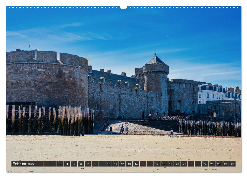 Saint-Malo - Ein gut geschützter Schatz (CALVENDO Wandkalender 2025)