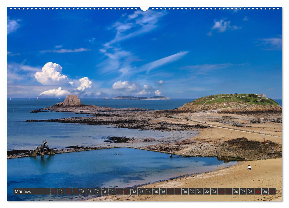 Saint-Malo - Ein gut geschützter Schatz (CALVENDO Wandkalender 2025)