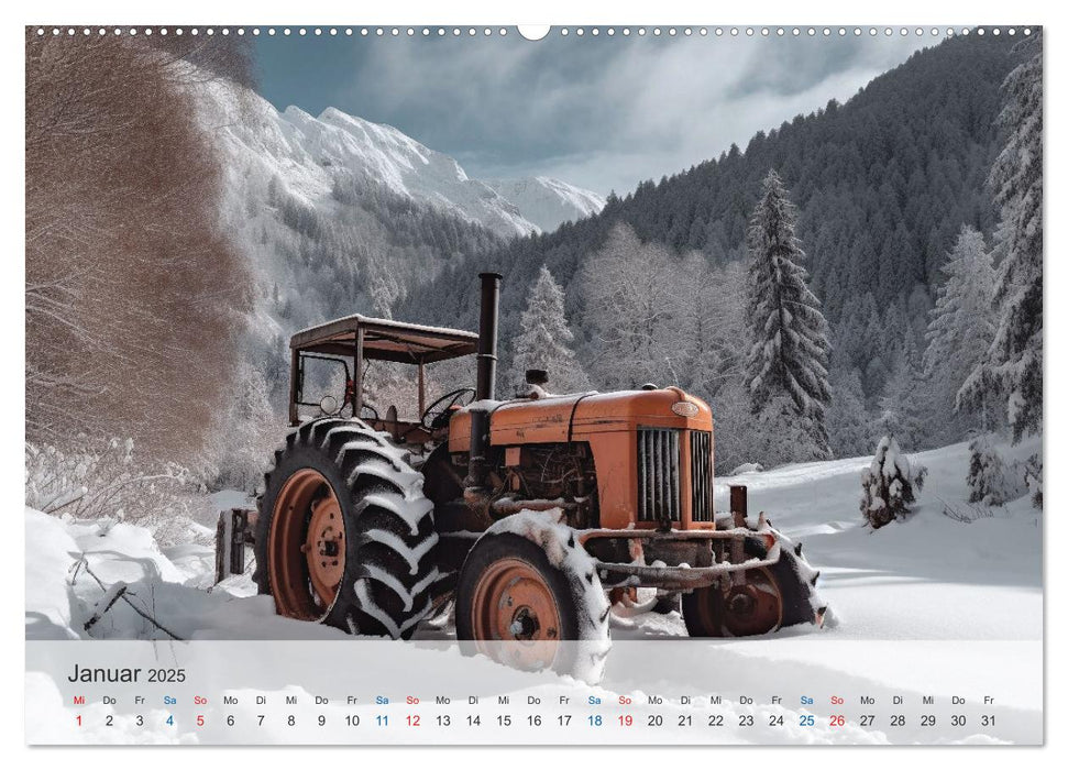 Alte Maschinen - verlassene Lieblinge (CALVENDO Premium Wandkalender 2025)