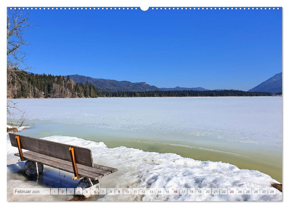 Heimatliebe Werdenfelser Land - Bilderbuchlandschaften zwischen Mittenwald und Farchant (CALVENDO Premium Wandkalender 2025)