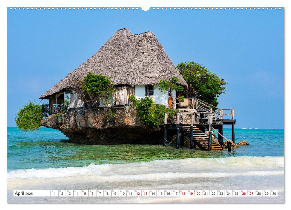 Sansibar - Tansanias Urlaubsinsel (CALVENDO Premium Wandkalender 2025)