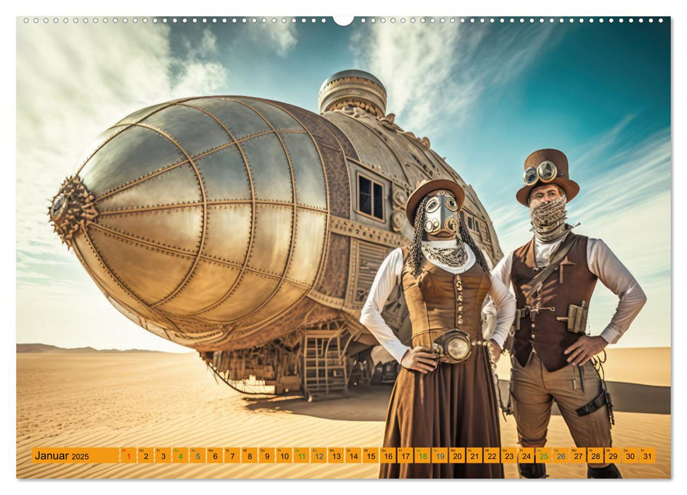 Steampunk Retro Romantik (CALVENDO Wandkalender 2025)