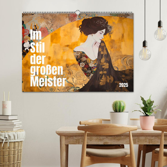 Im Stil der großen Meister (CALVENDO Wandkalender 2025)