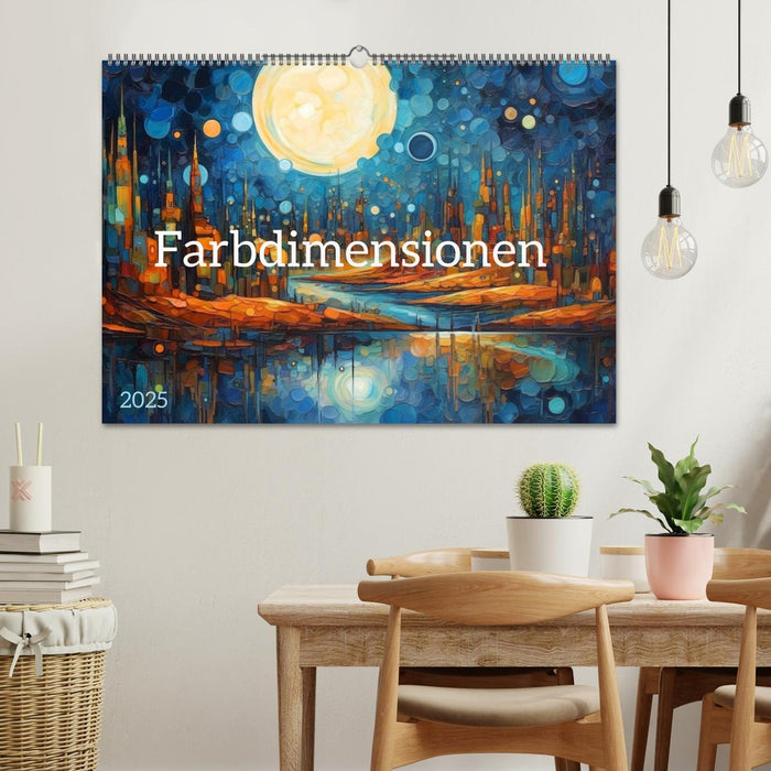 Farbdimensionen (CALVENDO Wandkalender 2025)