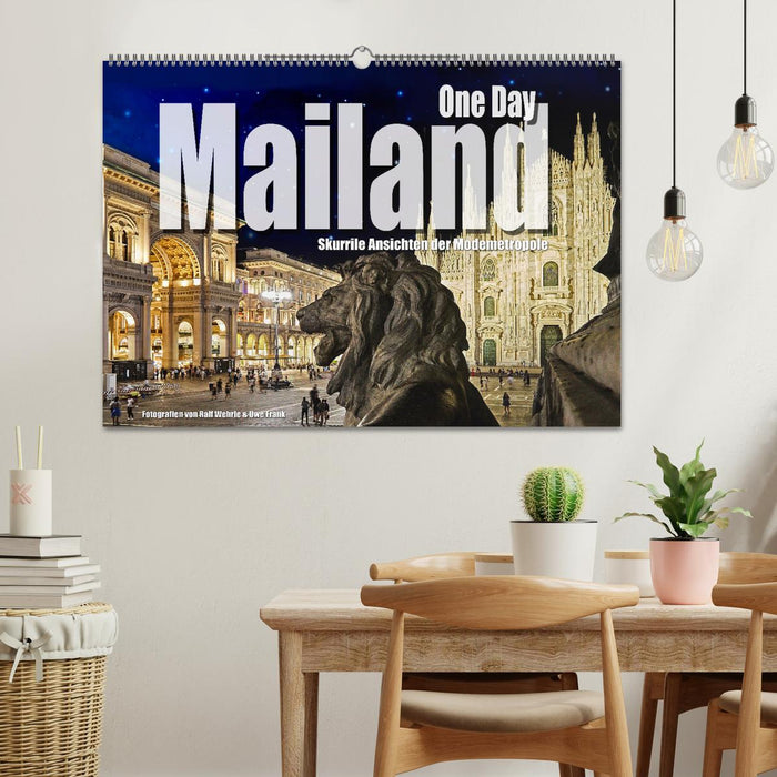 One Day Mailand (CALVENDO Wandkalender 2025)