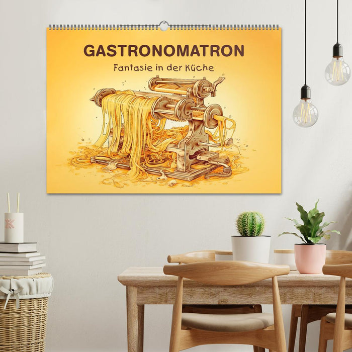 Gastronomatron - Fantasie in der Küche (CALVENDO Wandkalender 2025)