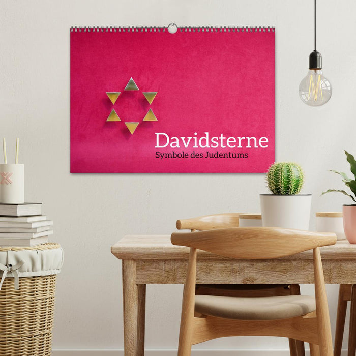 Davidsterne als Symbole des Judentums (CALVENDO Wandkalender 2025)