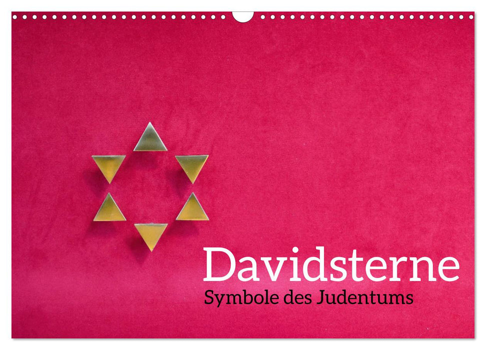 Davidsterne als Symbole des Judentums (CALVENDO Wandkalender 2025)