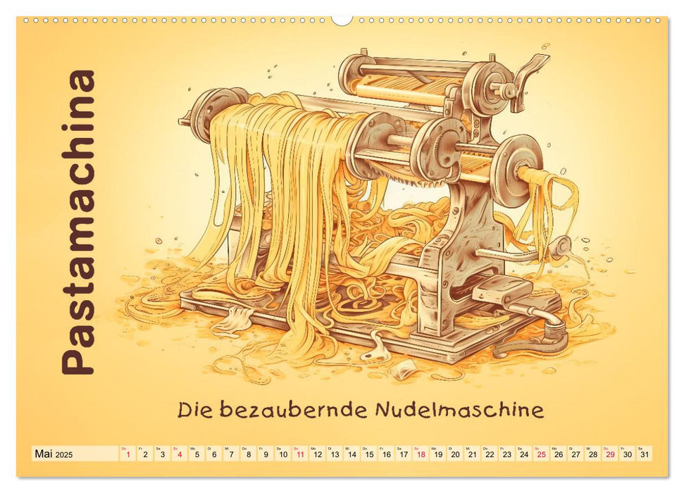 Gastronomatron - Fantasie in der Küche (CALVENDO Premium Wandkalender 2025)