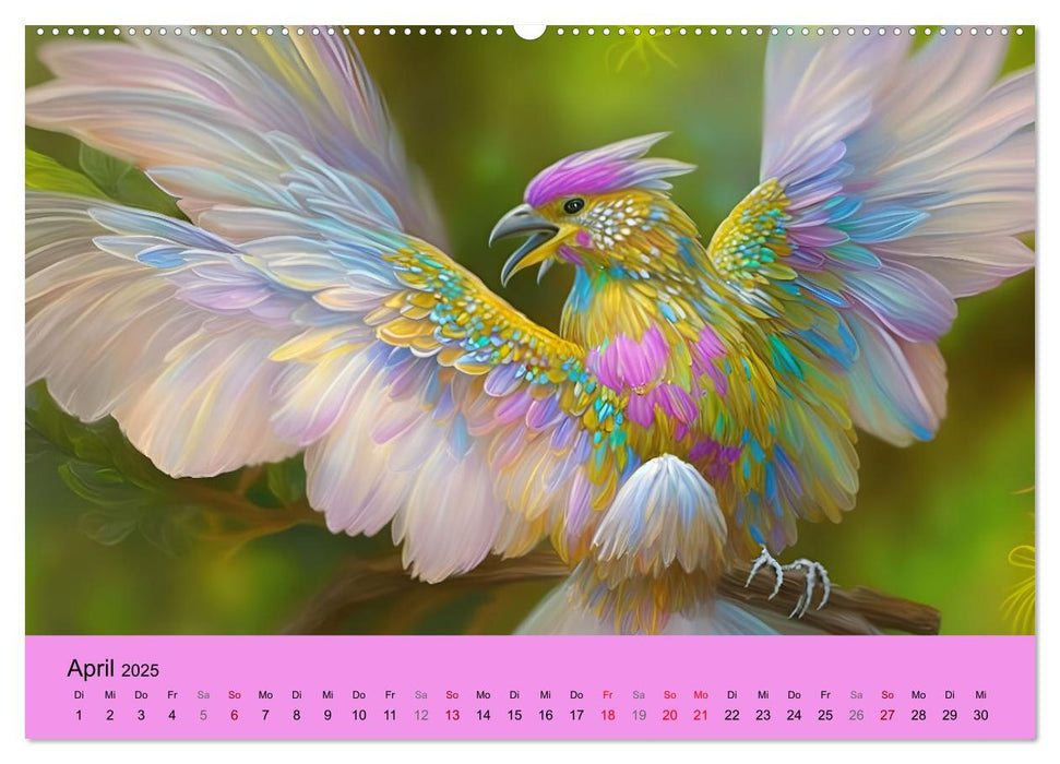 Zauberhafte Paradiesvögel (CALVENDO Wandkalender 2025)