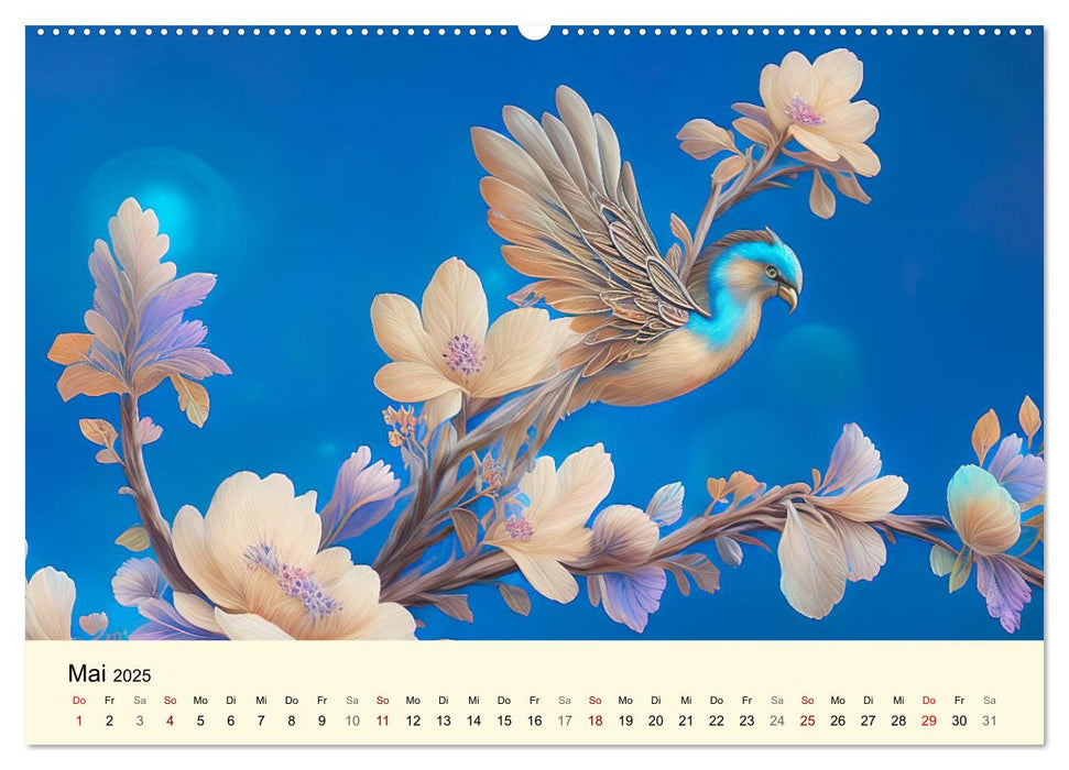 Zauberhafte Paradiesvögel (CALVENDO Wandkalender 2025)