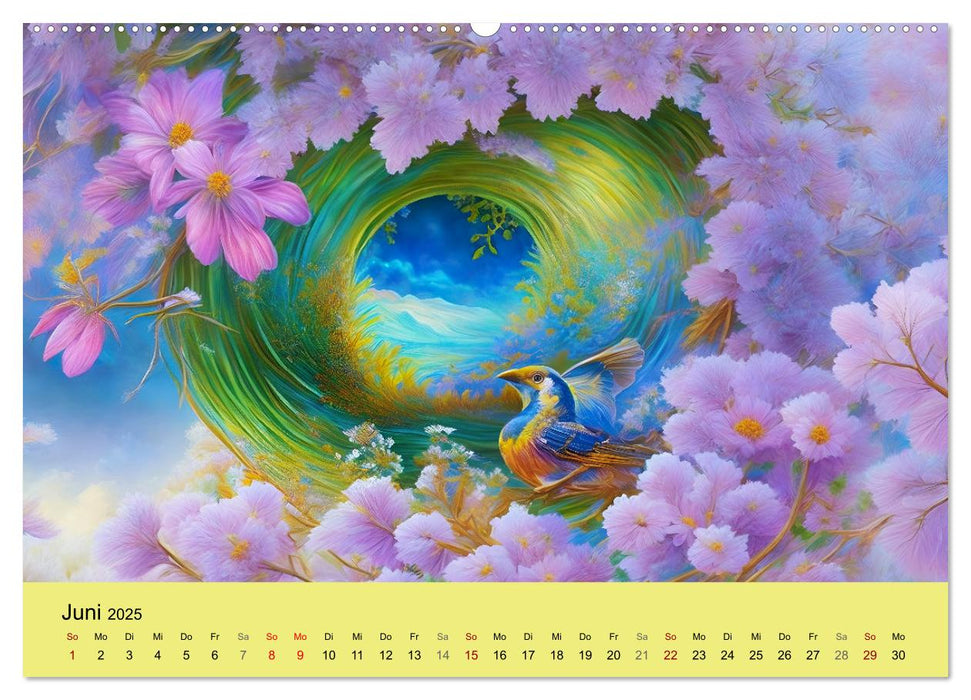 Zauberhafte Paradiesvögel (CALVENDO Wandkalender 2025)