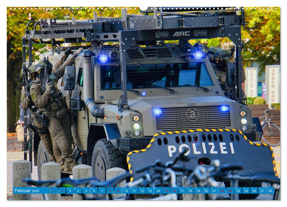 Aktionstag der Polizei (CALVENDO Wandkalender 2025)