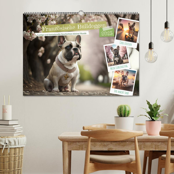 Französische Bulldoggen (CALVENDO Wandkalender 2025)