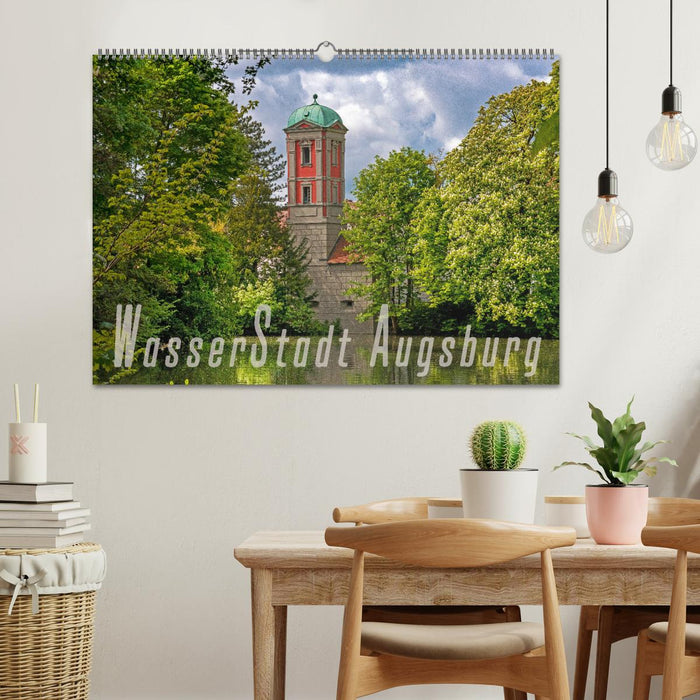 WasserStadt Augsburg (CALVENDO Wandkalender 2025)