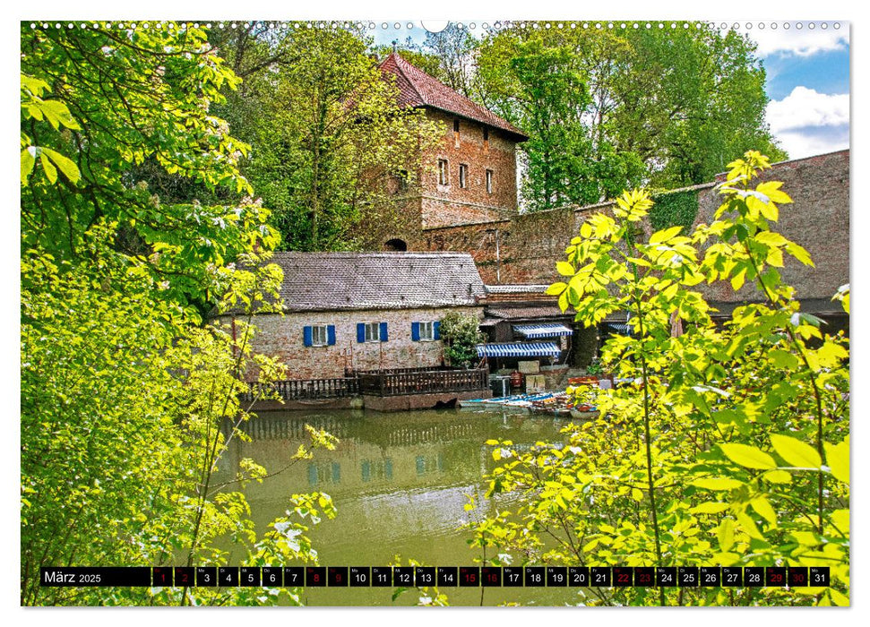 WasserStadt Augsburg (CALVENDO Wandkalender 2025)