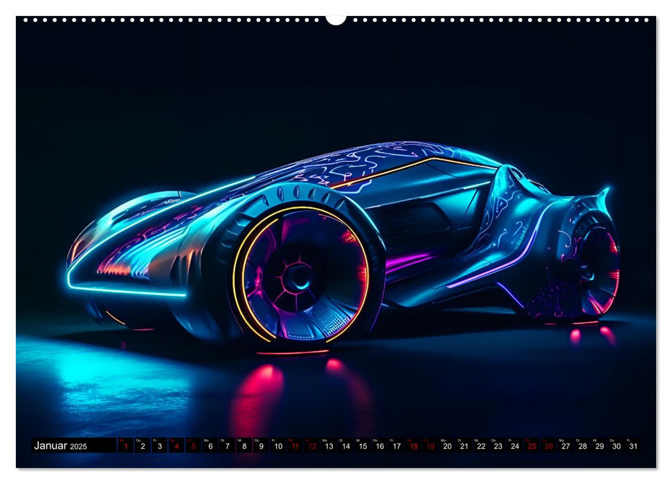 Future Vision Cars-Studio Art (CALVENDO Wandkalender 2025)