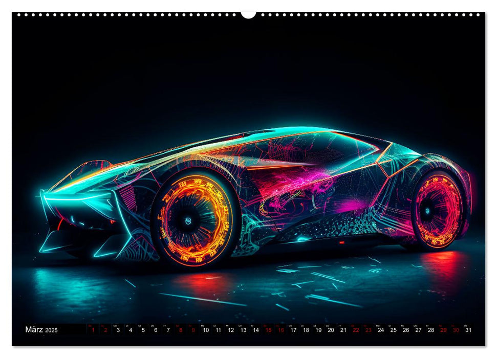 Future Vision Cars-Studio Art (CALVENDO Wandkalender 2025)