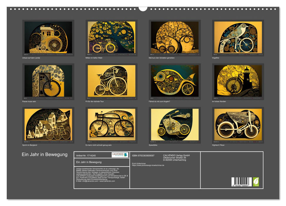 Ein Jahr in Bewegung (CALVENDO Wandkalender 2025)