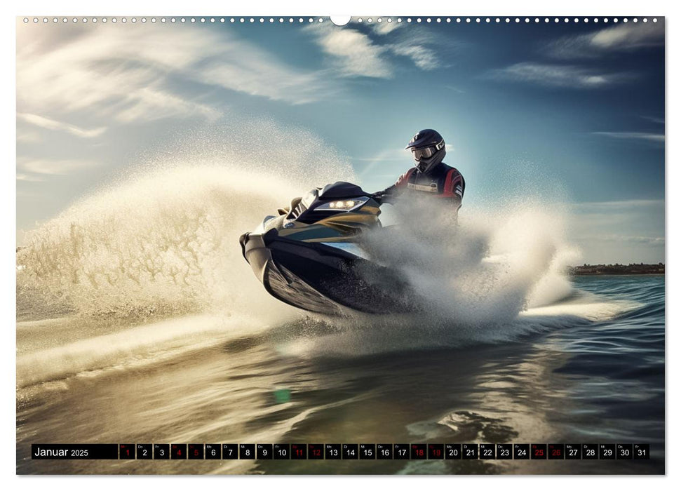 Jetski Power (CALVENDO Wandkalender 2025)