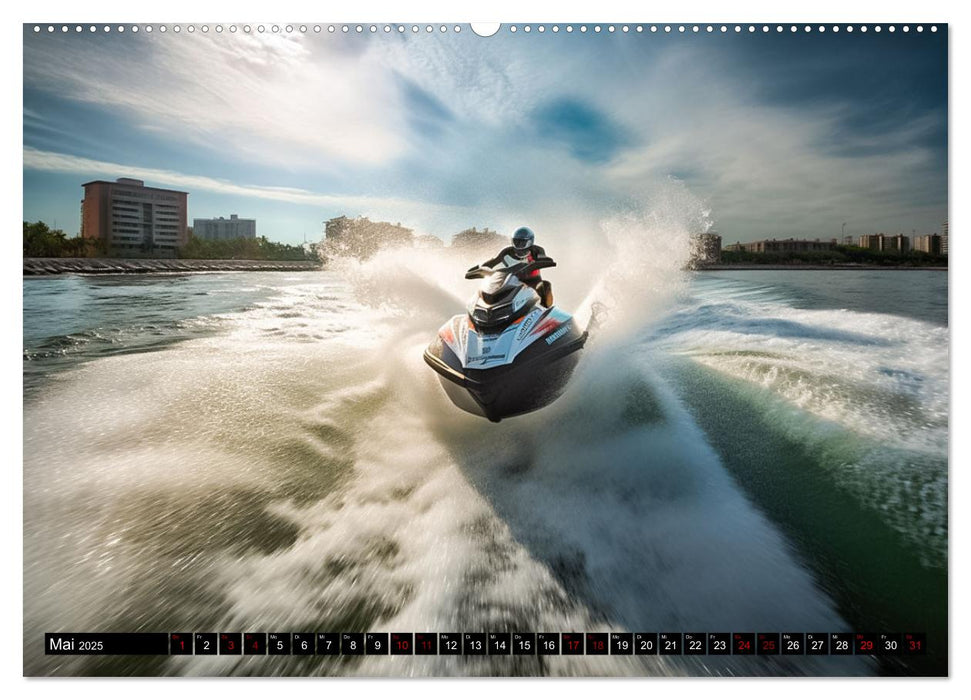 Jetski Power (CALVENDO Wandkalender 2025)