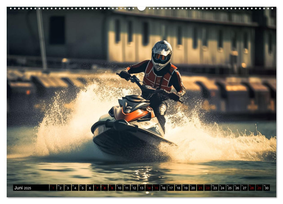 Jetski Power (CALVENDO Wandkalender 2025)