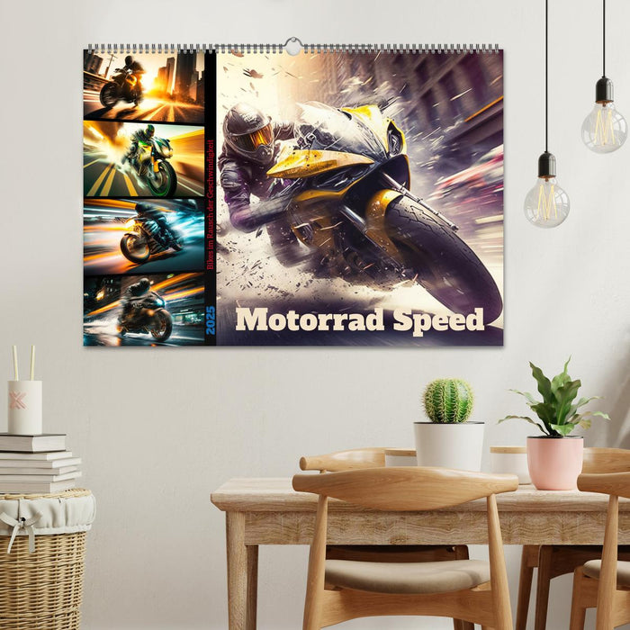 Motorrad Speed (CALVENDO Wandkalender 2025)