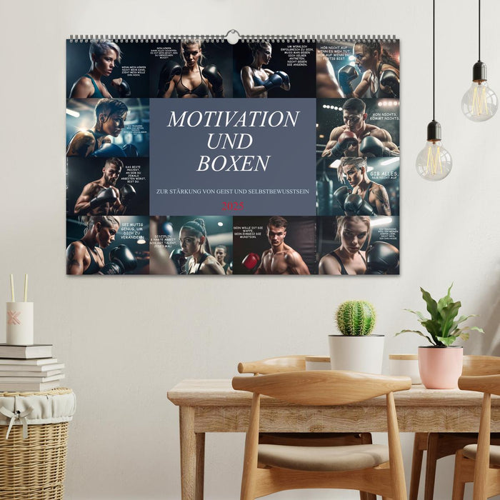 Motivation und Boxen (CALVENDO Wandkalender 2025)