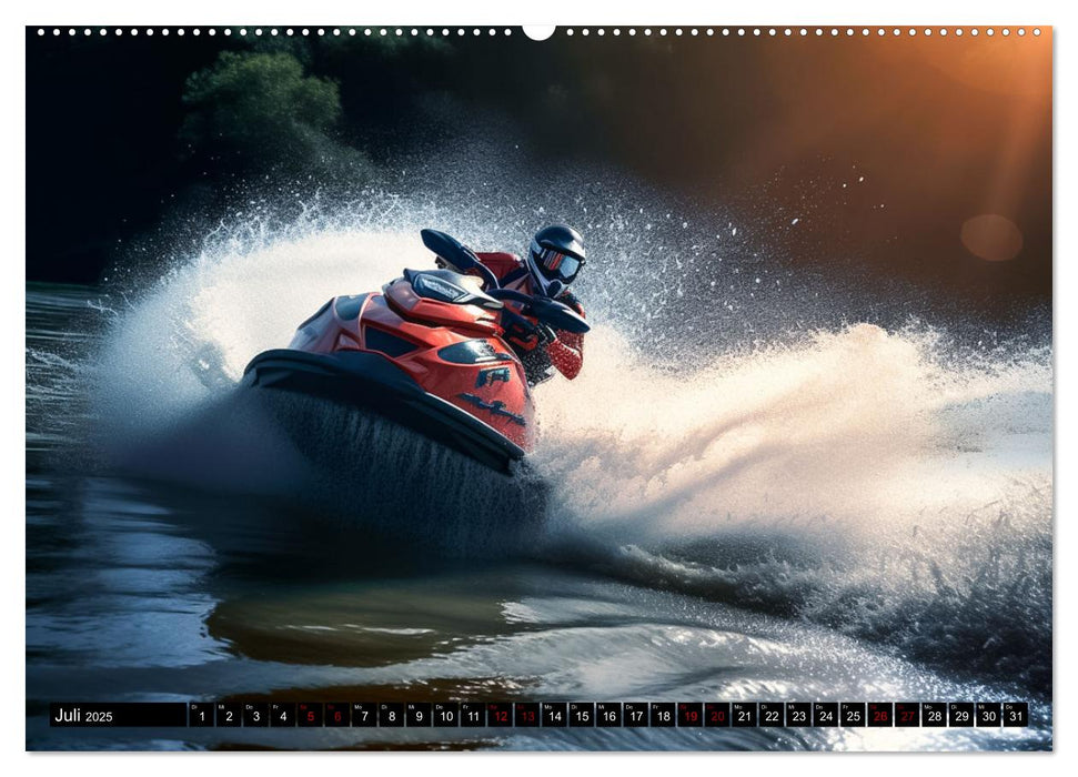 Jetski Power (CALVENDO Premium Wandkalender 2025)