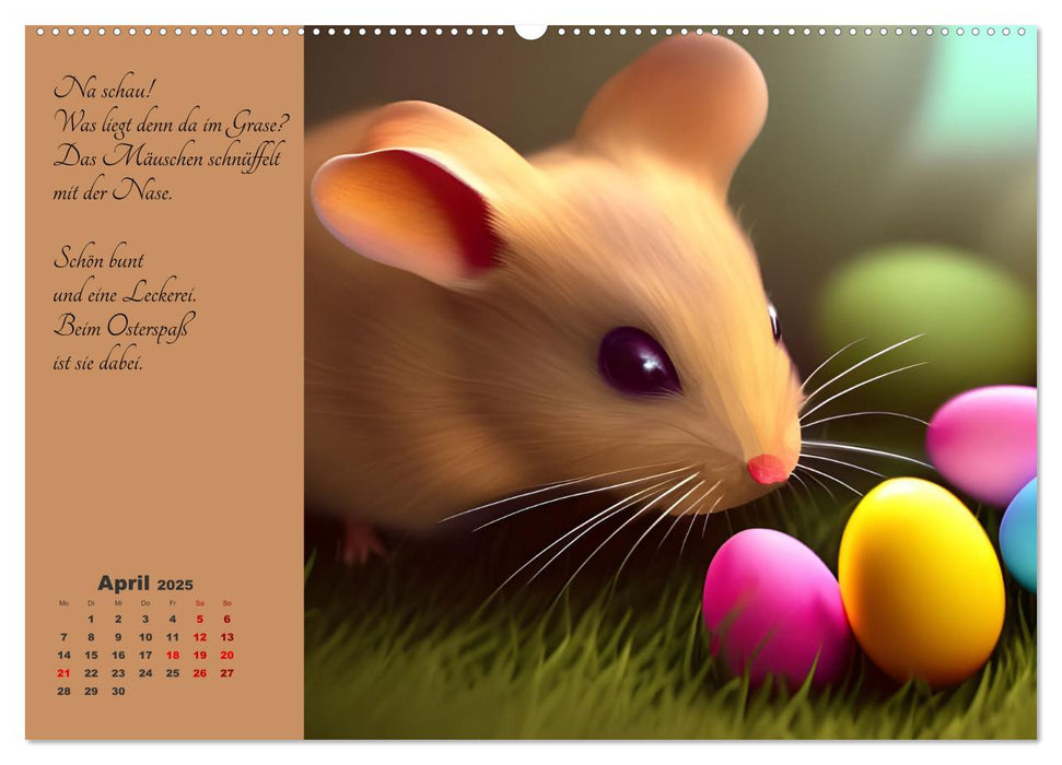 Der Maus Kalender (CALVENDO Premium Wandkalender 2025)