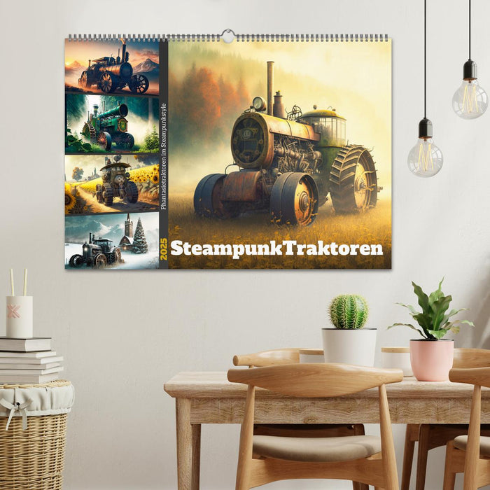 Steampunktraktoren (CALVENDO Wandkalender 2025)