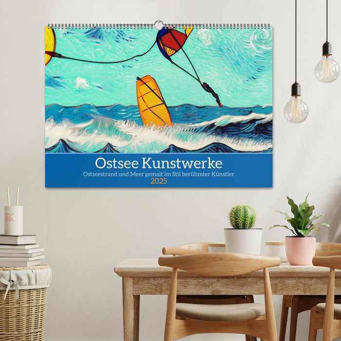 Ostsee Kunstwerke (CALVENDO Wandkalender 2025)