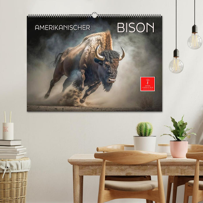 Amerikanischer Bison (CALVENDO Wandkalender 2025)