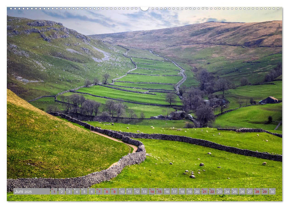 Yorkshire, England: Romantik zwischen Hochmooren und wilder Küste (CALVENDO Wandkalender 2025)