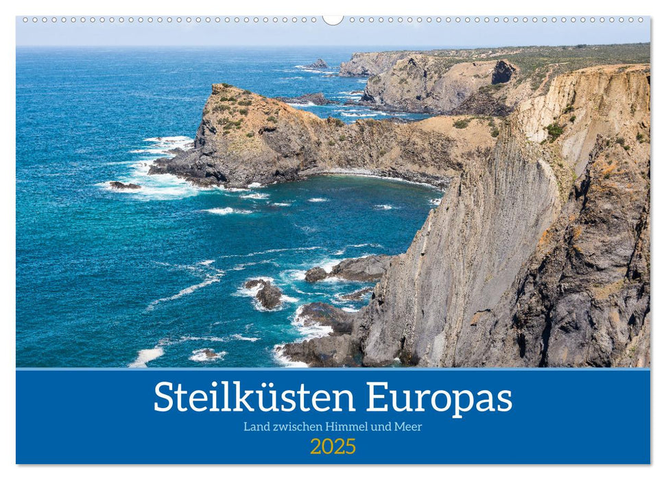 Steilküsten Europas (CALVENDO Wandkalender 2025)