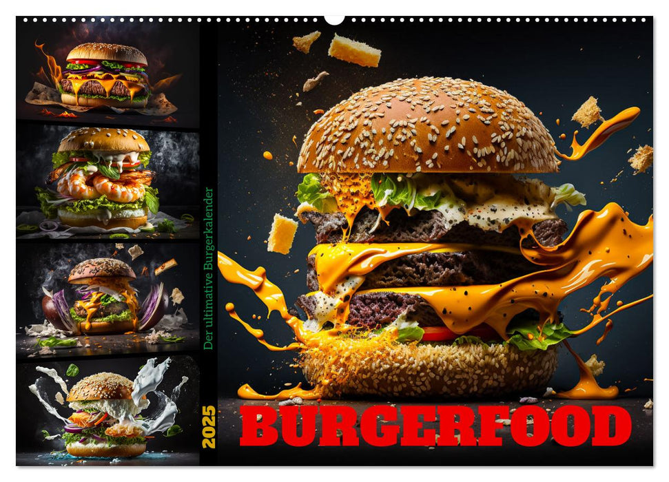 Burgerfood (CALVENDO Wandkalender 2025)