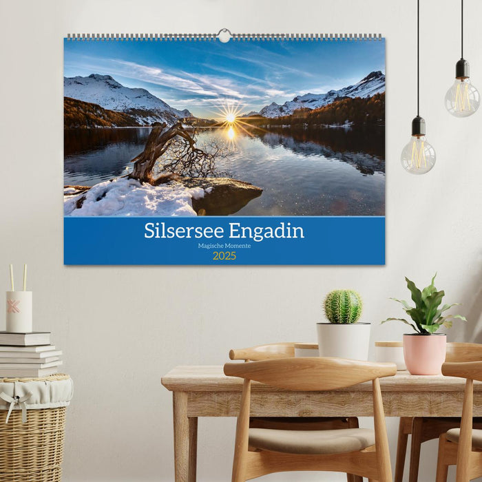 Silsersee Engadin (CALVENDO Wandkalender 2025)