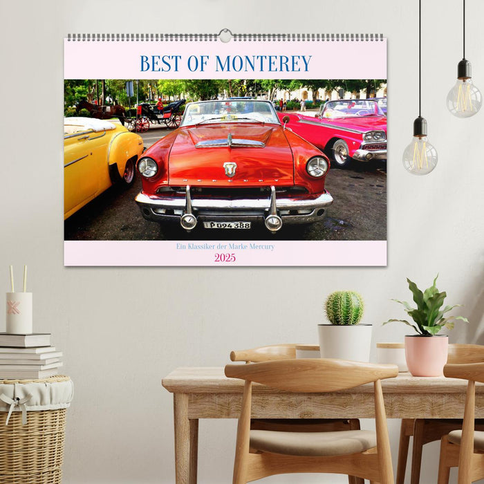 BEST OF MONTEREY - Ein Klassiker der Marke Mercury (CALVENDO Wandkalender 2025)