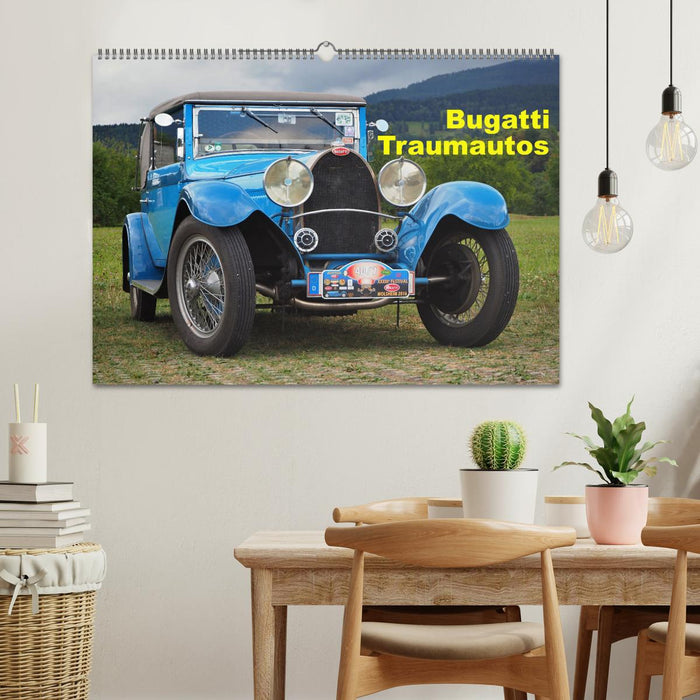 Bugatti Traumautos (CALVENDO Wandkalender 2025)