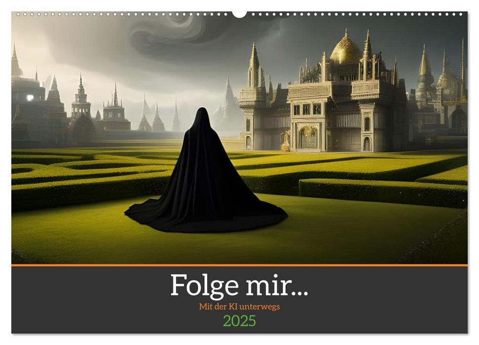 Folge mir... Mit der KI unterwegs (CALVENDO Wandkalender 2025)