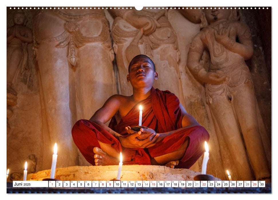 Wunderbares Myanmar (CALVENDO Wandkalender 2025)