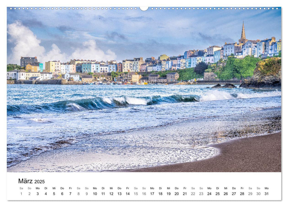 Wales - Eine Hommage an berührende Landschaften (CALVENDO Wandkalender 2025)