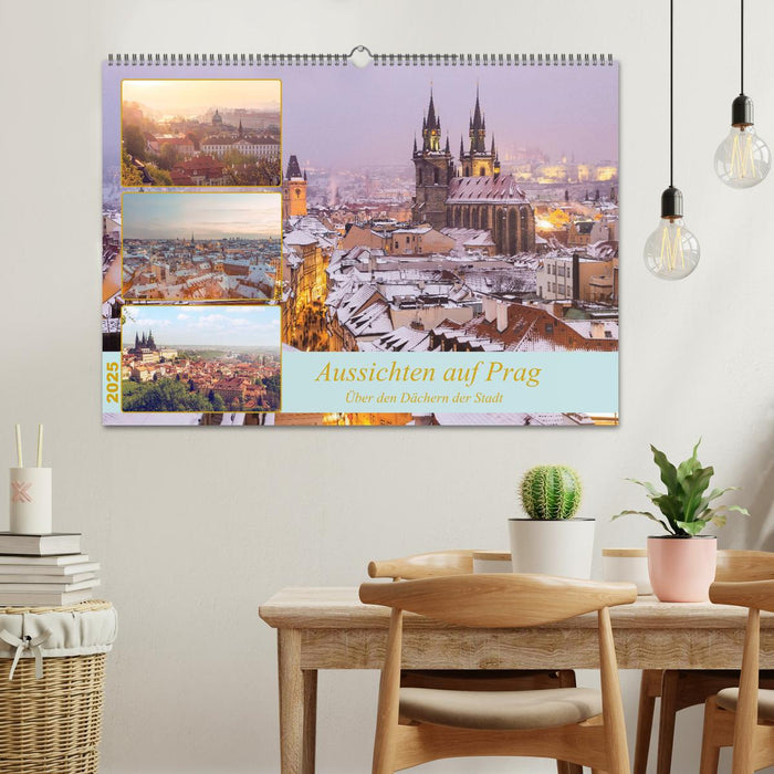 Aussichten auf Prag (CALVENDO Wandkalender 2025)