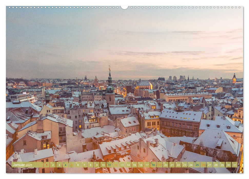 Aussichten auf Prag (CALVENDO Wandkalender 2025)