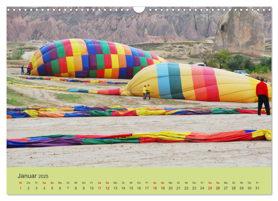 Ballonfahrt in Kappadokien (CALVENDO Wandkalender 2025)